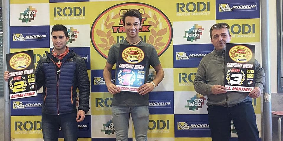 Ganadores categoría Open Invierno Copa Rodi Dirt Track 2015