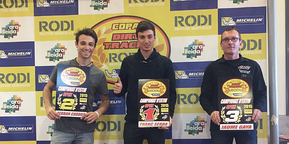 Ganadores categoría Open Verano Copa Rodi Dirt Track 2015