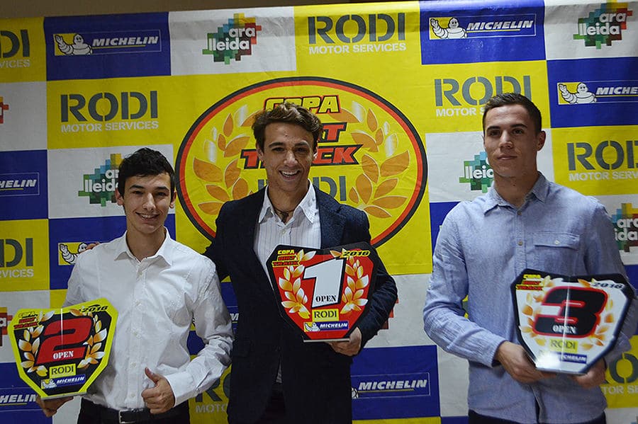 Ganadores categoría Open Copa Rodi Dirt Track 2016