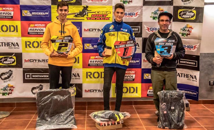 Ganadores categoría Open Copa Rodi Dirt Track 2018