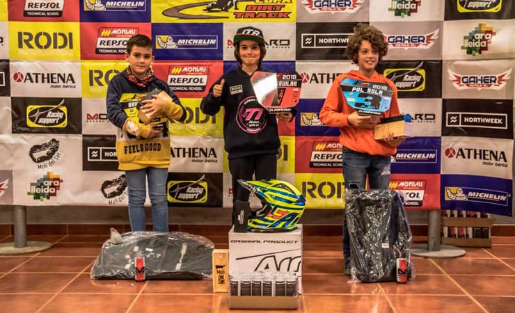 Ganadores categoría Alevines Copa Rodi Dirt Track 2018